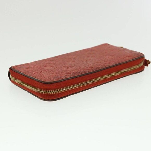 LOUIS VUITTON Monogram Empreinte Zippy Wallet Red - Picture 5 of 15